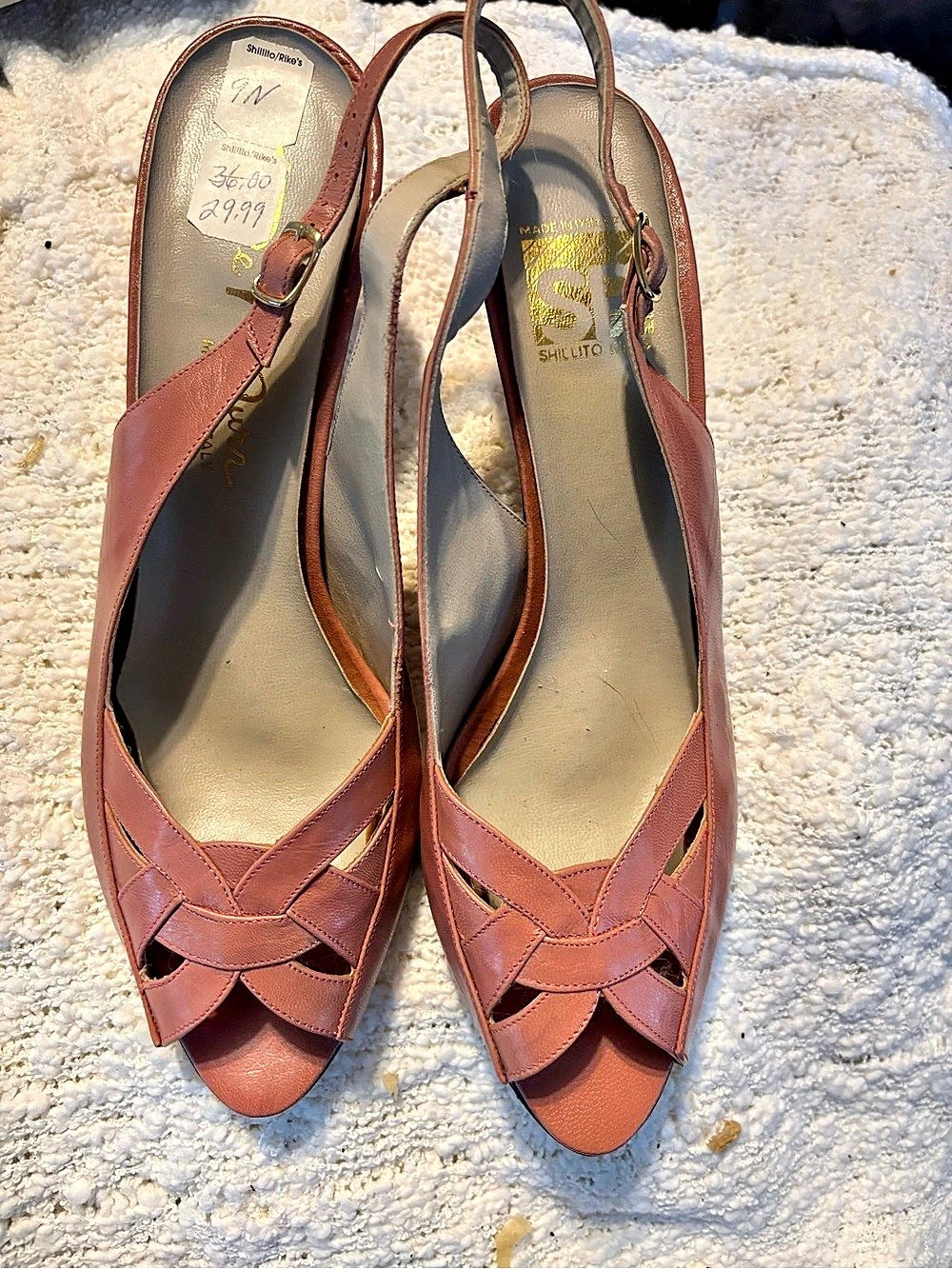 Vintage Slingback Heels (70’s) US 9.5 N